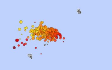 【警戒】トカラ列島で２００回以上の有感地震を観測！僅か２日間で異例の群発地震　トカラの法則で１ヶ月以内に大地震か