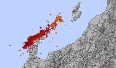能登半島地震、金沢市や富山湾でも地震活動が活発化！西側の沖合で100倍以上　富山湾でも数十倍の地震観測　