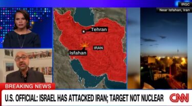 【軍事衝突】イランへの報復攻撃、イスラエルの当局者が認める！無人機でイラン中部に攻撃　イラン側は迎撃によって破壊