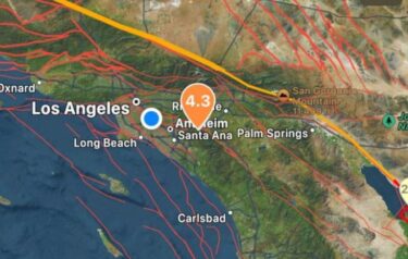 【地震速報】アメリカ・カリフォルニア州のコロナでM4.1地震！先月には東部でも過去最大M4.8地震　アメリカで地震増加か