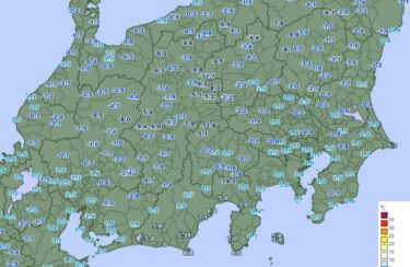 【注意】大粒の雪を首都圏で観測！東京も雪予報、真冬並の寒波で騒然！関東北部は積雪10センチのおそれ